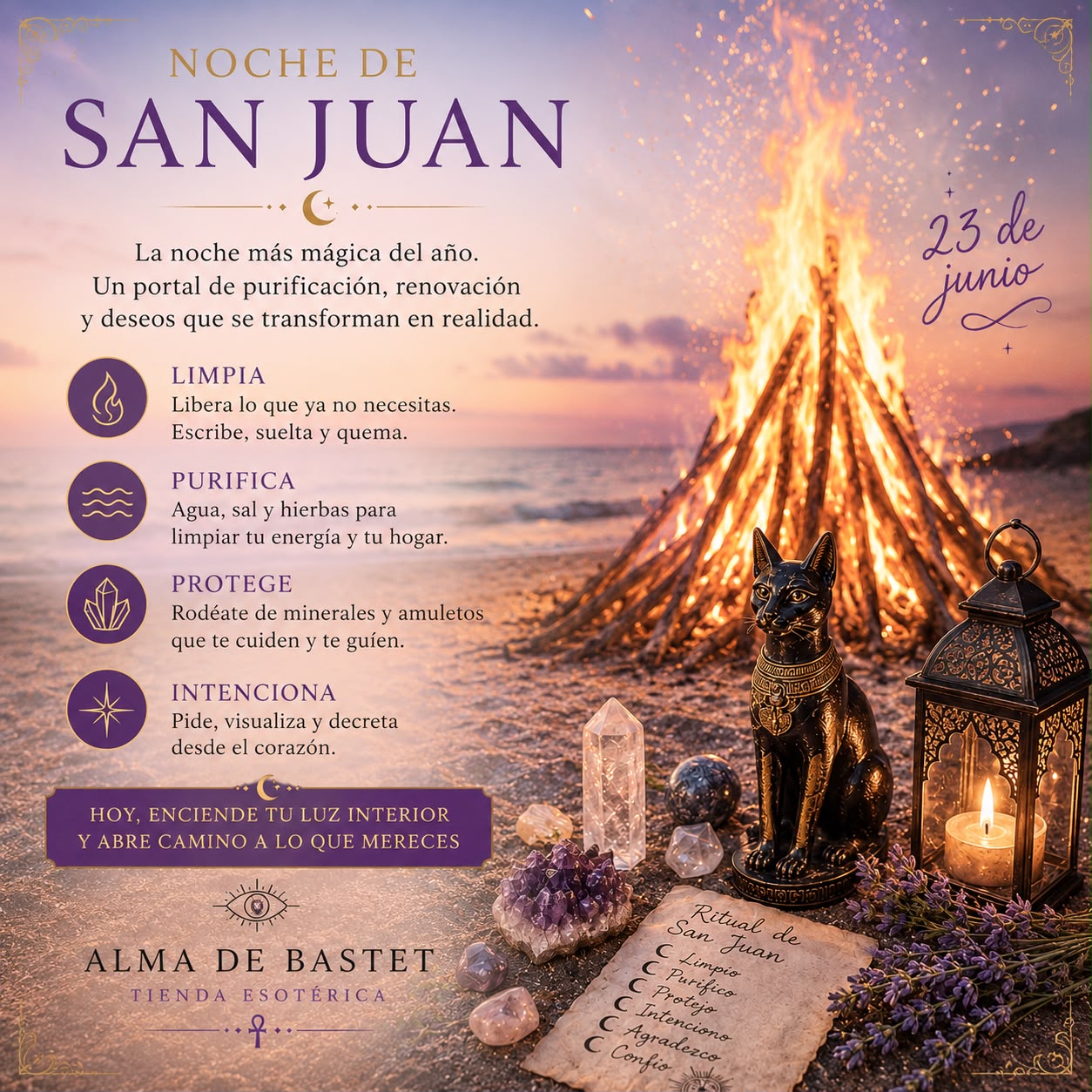 Noche de San Juan (23 al 24 de Junio)