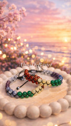Pulsera 7 Chakras doble hilera ajustable