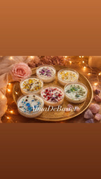 Vela Ritual con Cristales · Equilibrio
