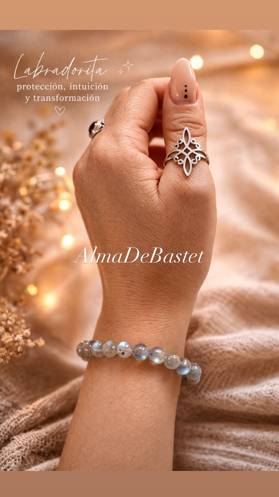 Bracelet de labradorite