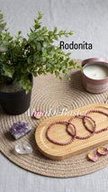 Bracelet en rhodonite