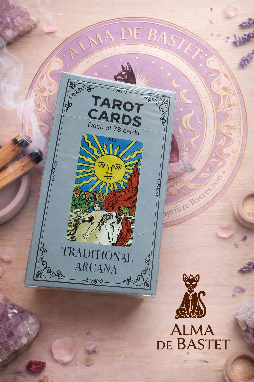 Jeu de Tarot Arcanes Traditionnels (78 cartes)