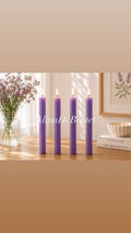 Vela Morada – Pack 4 Velas Lumar